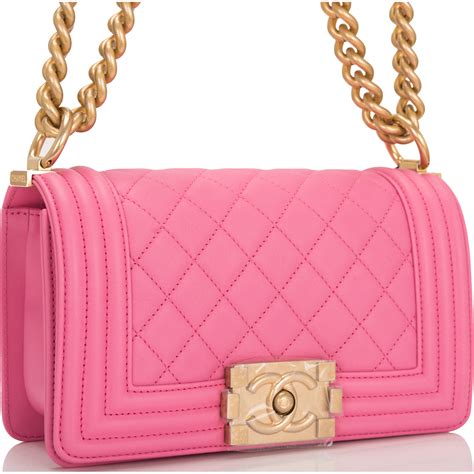 chanel pink boy bag|chanel boys bags.